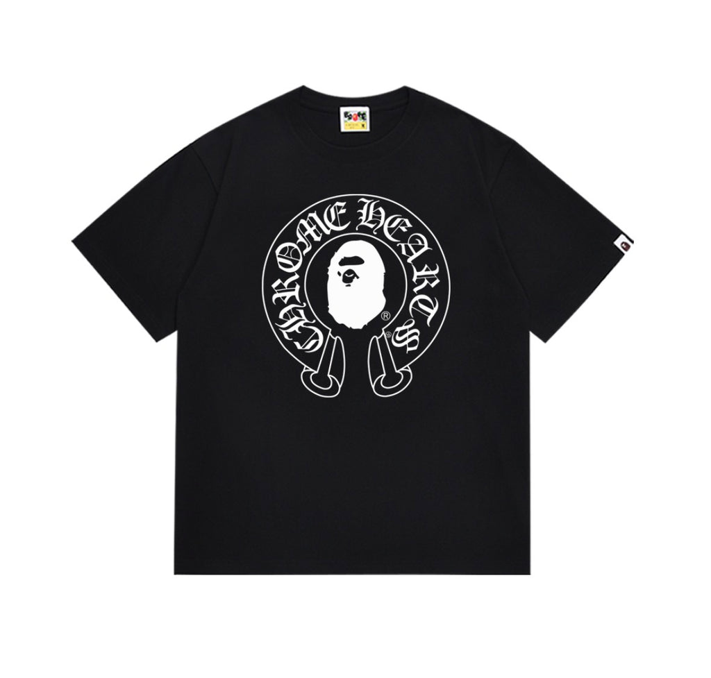 BAPE x Chrome Hearts Baby Milo T-Shirt Black |