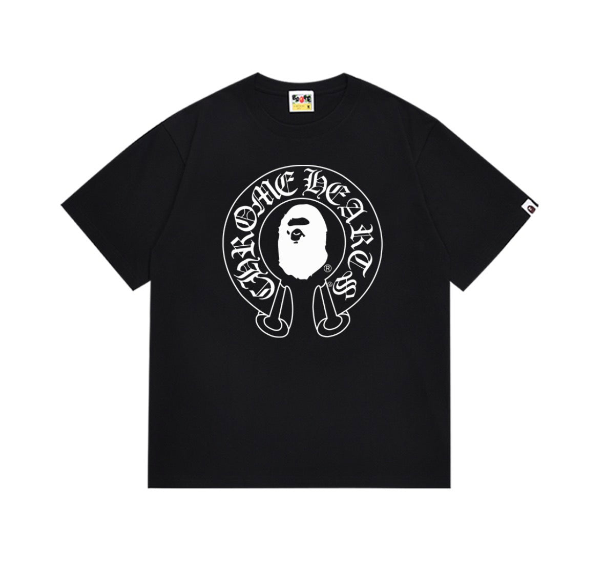 BAPE x Chrome Hearts Baby Milo T-Shirt Black |