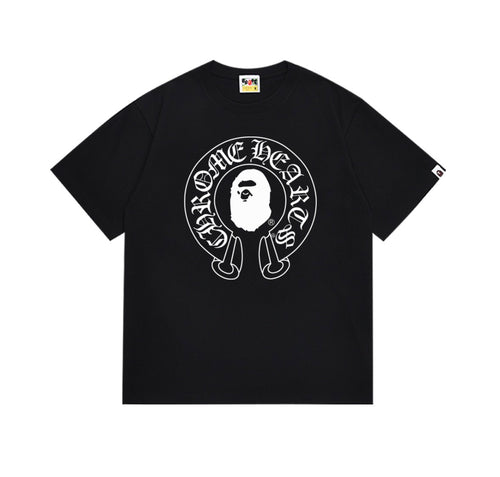 BAPE x Chrome Hearts Baby Milo T-Shirt Black |